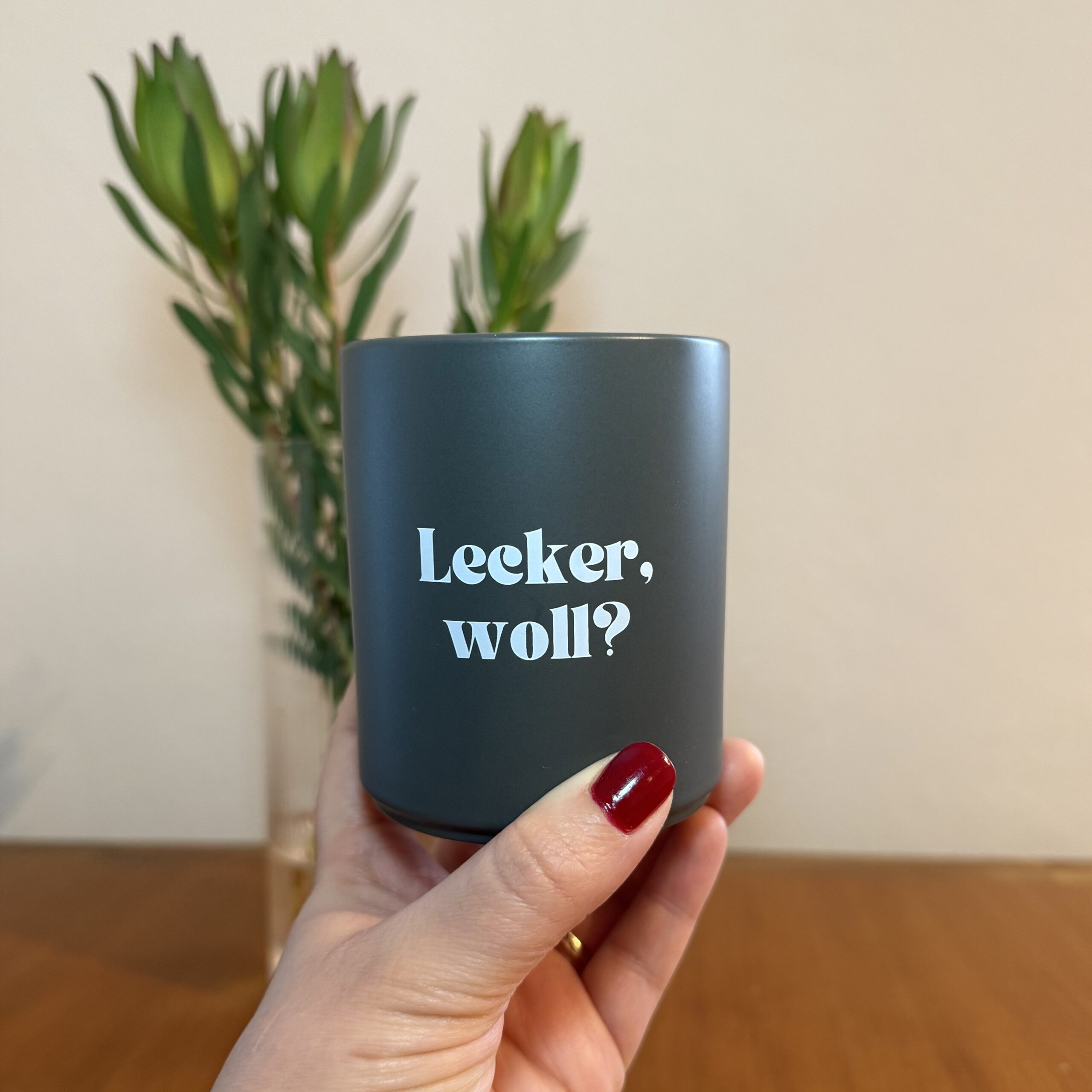 Tasse "Lecker, woll?"