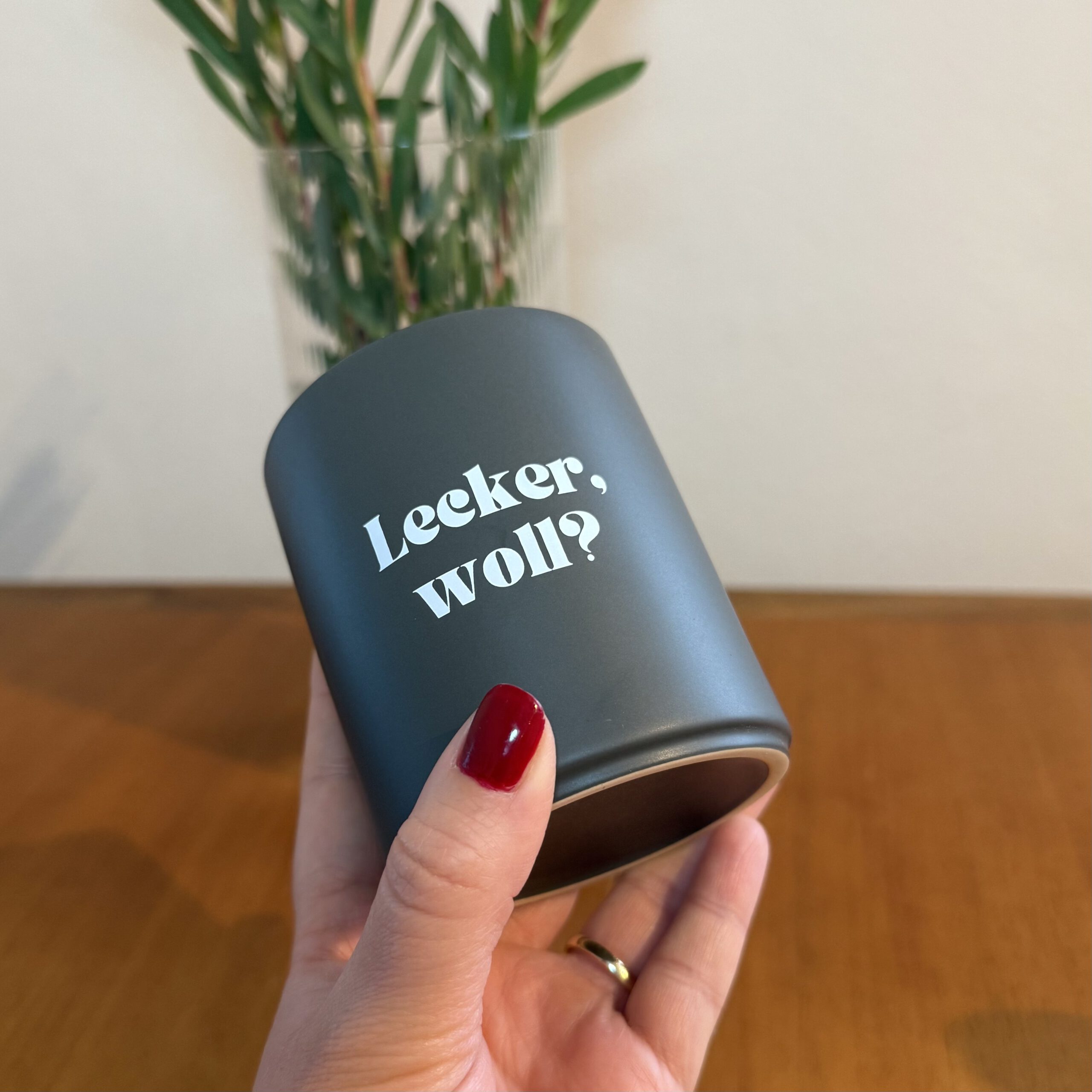 Tasse "Lecker, woll?"